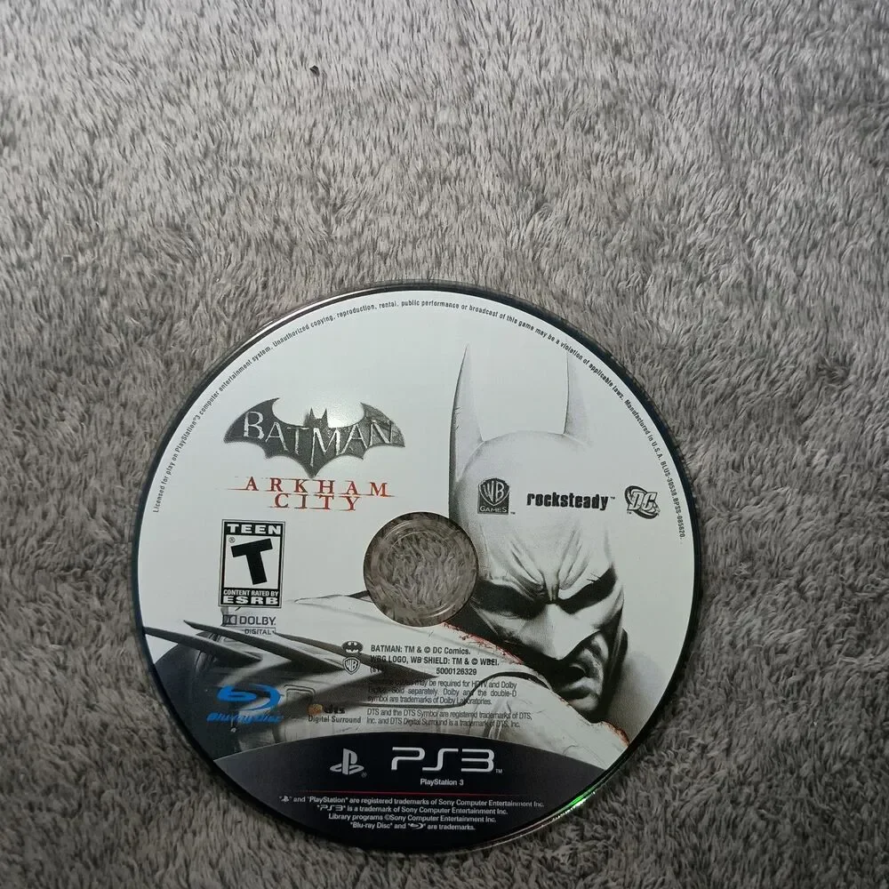 Batman 3 Games Lot Trilogy Arkham Origins W/ Manual Asylum City PlayStation PS3
